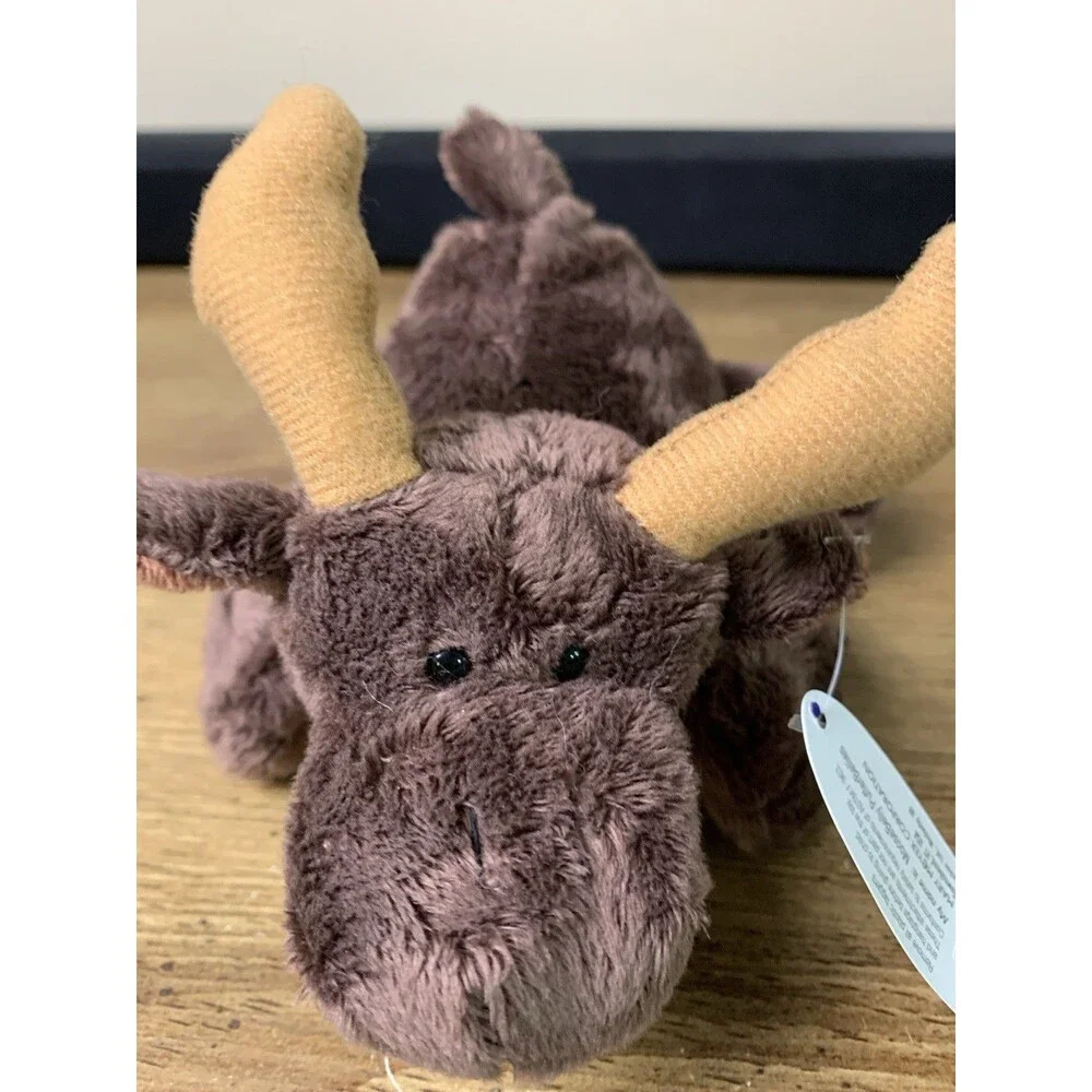 Mary Meyer Moose Brown Plush Stuffed Animal W/Tag